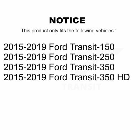 Cmx Rear Left Disc Brake Caliper For 2015-2019 Ford Transit-250 Transit-350 Transit-150 HD SLC-18B5517